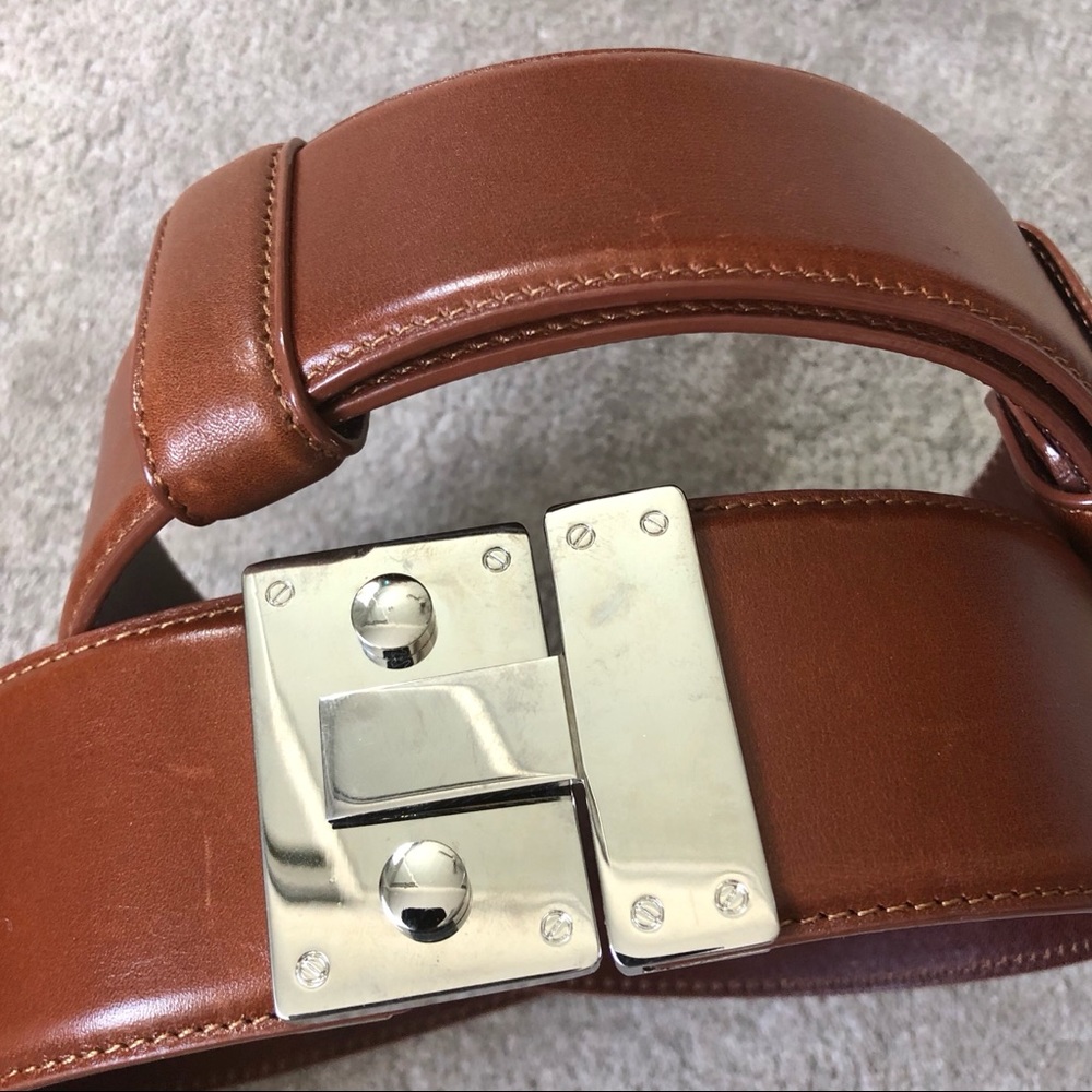 Vintage Calvin Klein leather bag and matching belt - Picture 3 of 15